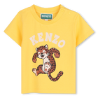 T-Shirt mit kurzen &Auml;rmeln KENZO KIDS 
                    JUNGE