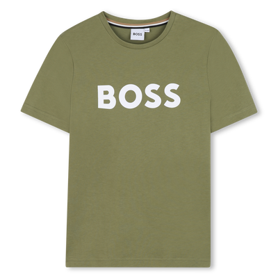 Kurz&auml;rmliges Baumwollshirt BOSS JUNGE