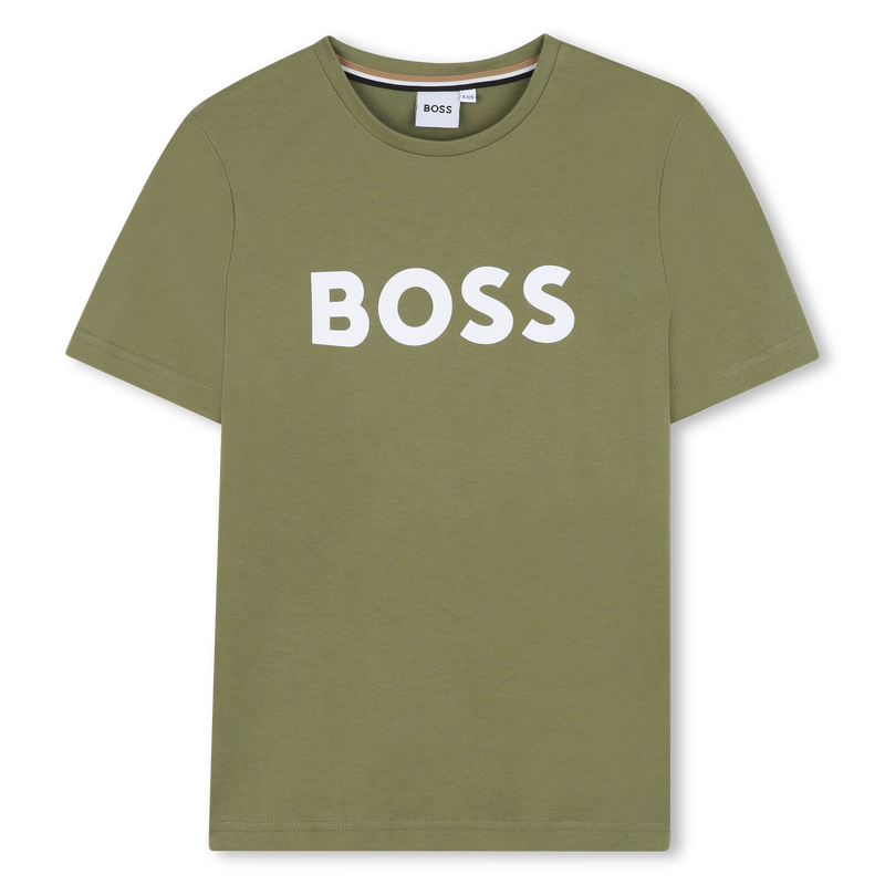 Kurz&auml;rmliges Baumwollshirt BOSS 
                        JUNGE