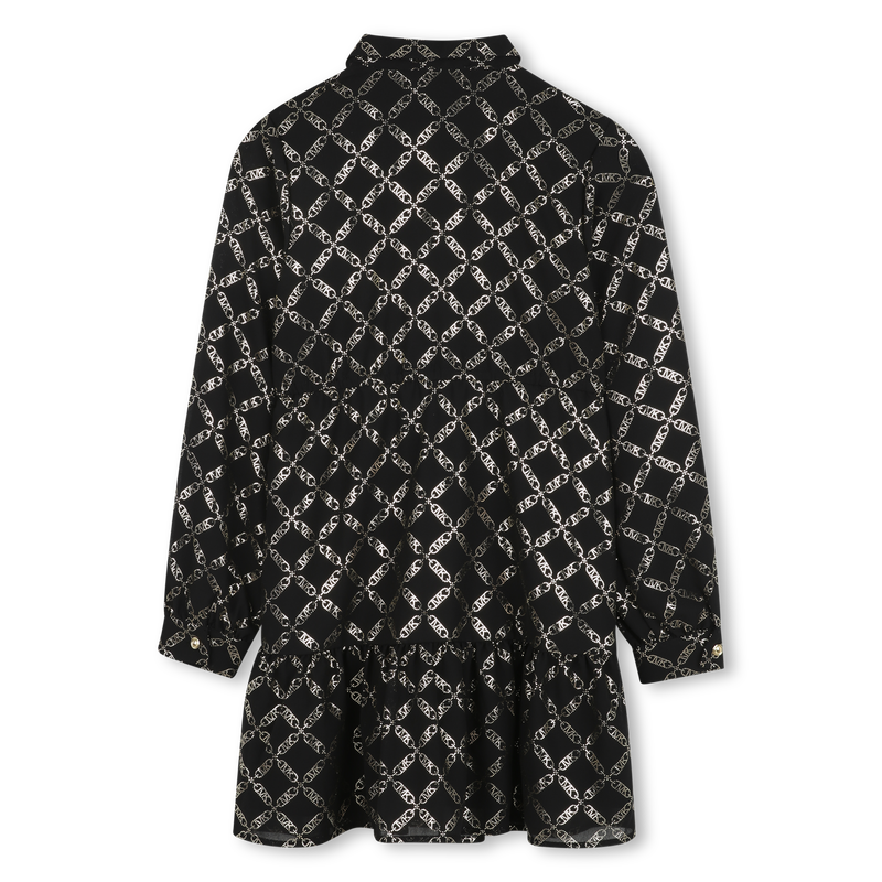 Lang&auml;rmeliges Kleid aus Polyester MICHAEL KORS 
                        M&Auml;DCHEN