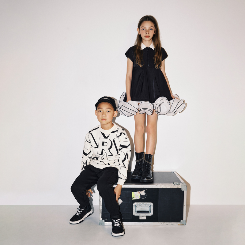 High-Top-Sneaker aus Leder KARL LAGERFELD KIDS 
                    JUNGE