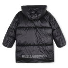 Lange Daunenjacke KARL LAGERFELD KIDS 
                    M&Auml;DCHEN