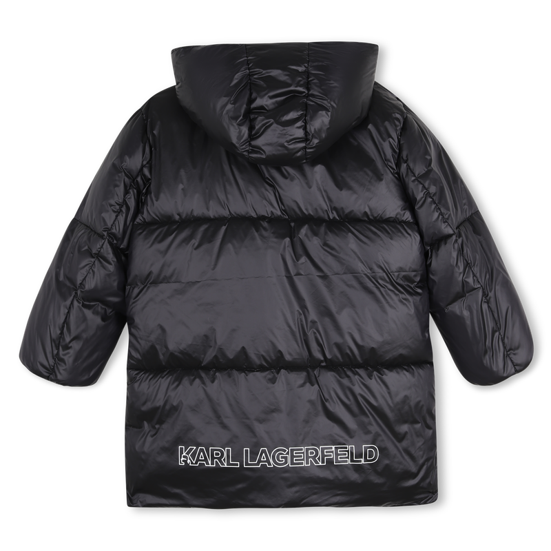 Lange Daunenjacke KARL LAGERFELD KIDS 
                        M&Auml;DCHEN