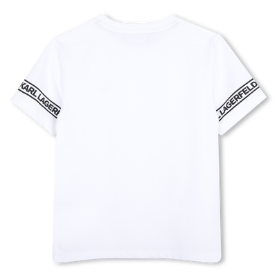 T-Shirt mit kurzen &Auml;rmeln KARL LAGERFELD KIDS JUNGE