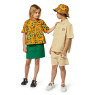 Bestickte Baumwoll-Bermudas KENZO KIDS 
                    JUNGE