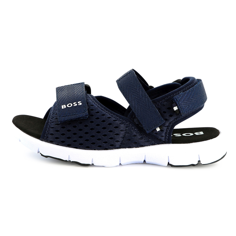 Klett-Sandalen aus Canvas BOSS 
                        JUNGE