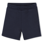 Jogging-bermudashorts, MARINE, hi-res