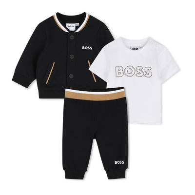 T-SHIRT + HOSE + STRICKJACKE SET BOSS JUNGE
