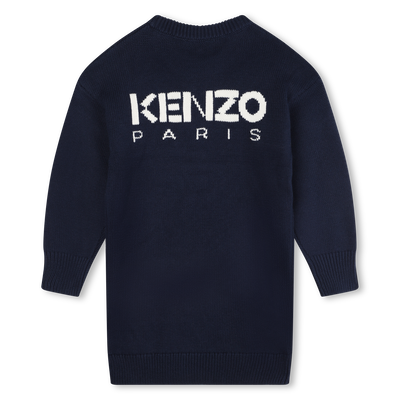 Strickkleid mit Jacquard KENZO KIDS M&Auml;DCHEN