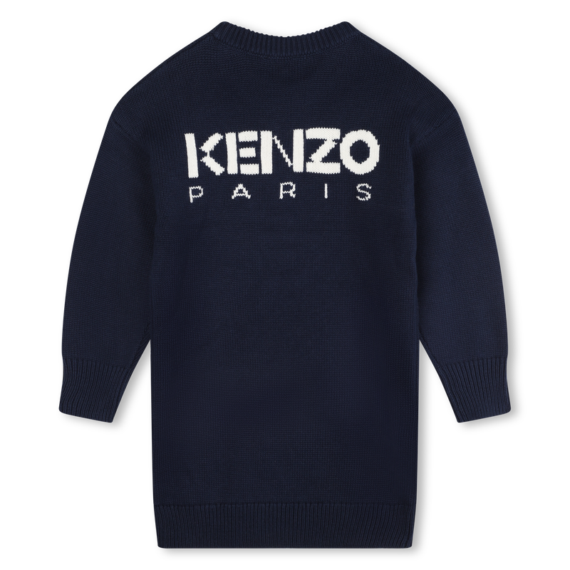 Strickkleid mit Jacquard KENZO KIDS 
                        M&Auml;DCHEN