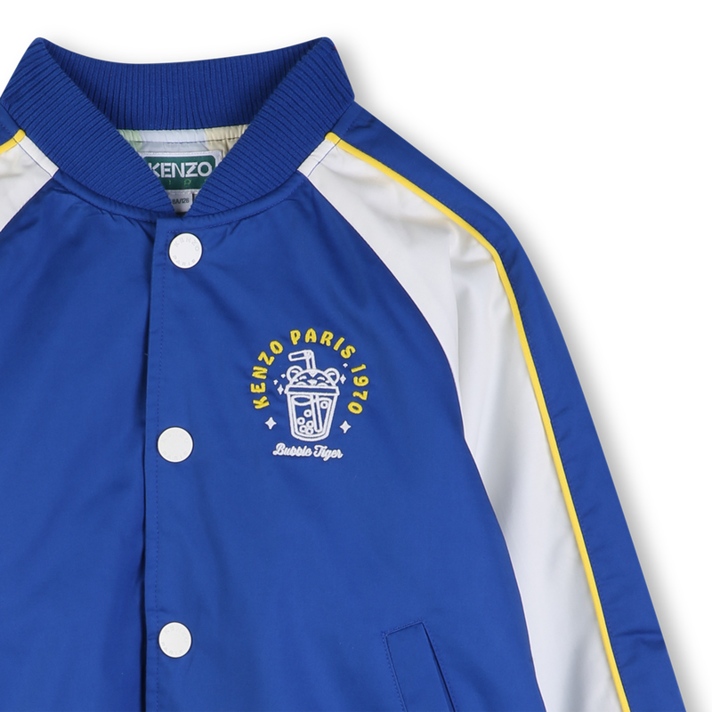 JACKE MIT GESTREIFTEM INNENFUTTER KENZO KIDS 
                        JUNGE