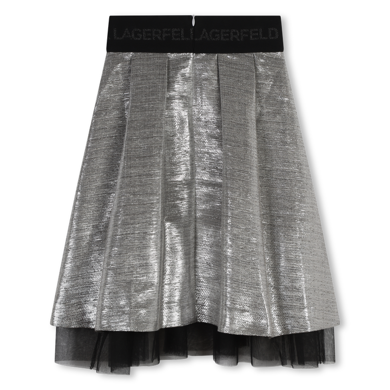 Metallic-Midi-Rock KARL LAGERFELD KIDS 
                        M&Auml;DCHEN
