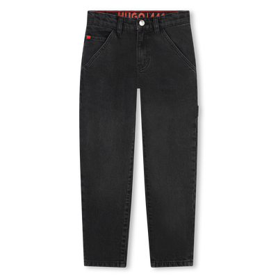 Weite, unifarbene Jeans HUGO JUNGE