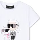 Kurz&auml;rmeliges t-shirt KARL LAGERFELD KIDS 
                    M&Auml;DCHEN