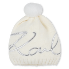 Strickm&uuml;tze mit Bommel KARL LAGERFELD KIDS 
                    M&Auml;DCHEN