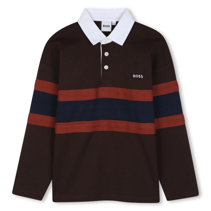 Langarm-Polo BOSS 
                        JUNGE