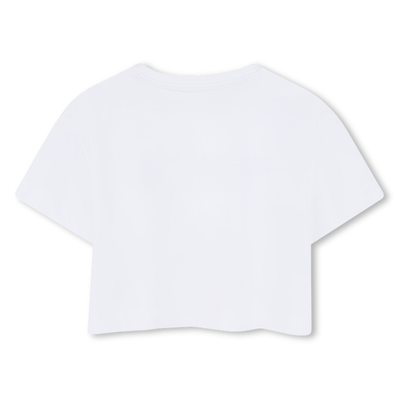 T-Shirt mit Patch und Logo HUGO 
                        M&Auml;DCHEN