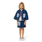 Jeansjacke mit Stickerei KENZO KIDS 
                    M&Auml;DCHEN