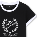 Kurz&auml;rmeliges t-shirt KARL LAGERFELD KIDS 
                    M&Auml;DCHEN
