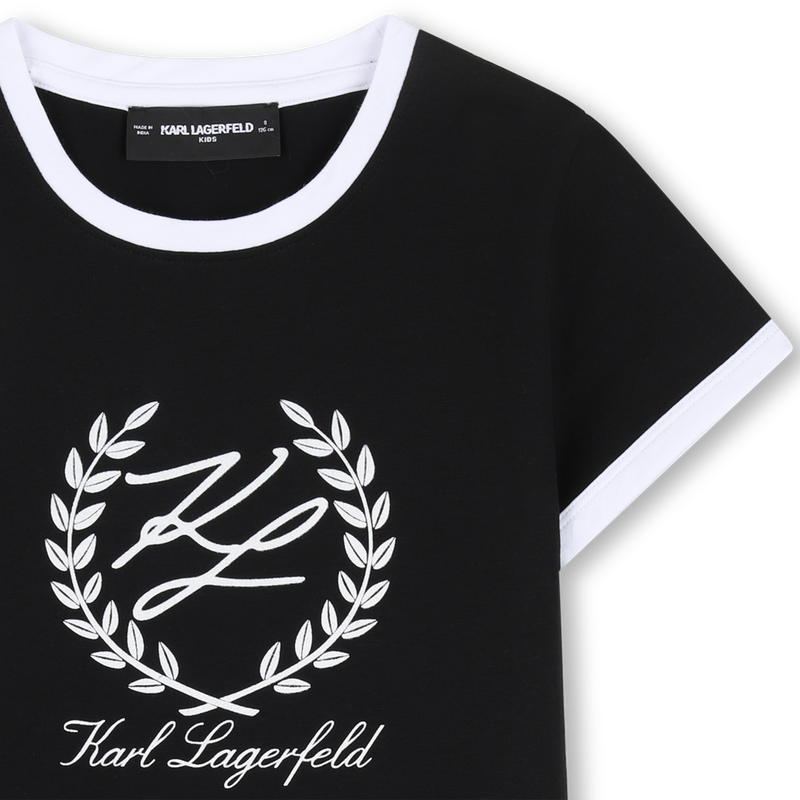 KURZ&Auml;RMELIGES T-SHIRT KARL LAGERFELD KIDS 
                        M&Auml;DCHEN