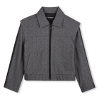 Joggingcardigan KARL LAGERFELD KIDS 
                    M&Auml;DCHEN
