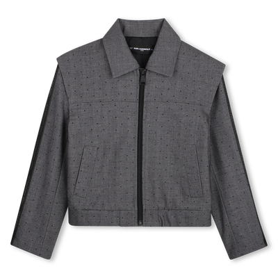 Joggingcardigan KARL LAGERFELD KIDS M&Auml;DCHEN