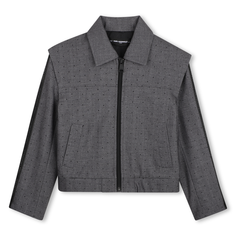Joggingcardigan KARL LAGERFELD KIDS 
                        M&Auml;DCHEN