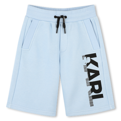 Stretch-Bermuda aus Baumwolle KARL LAGERFELD KIDS JUNGE