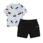 Set aus t-shirt und shorts KARL LAGERFELD KIDS 
                    JUNGE