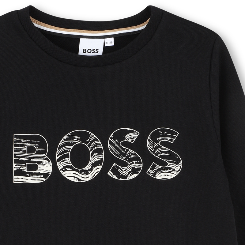 Sweatshirt mit Rundhalsausschnitt BOSS 
                        JUNGE