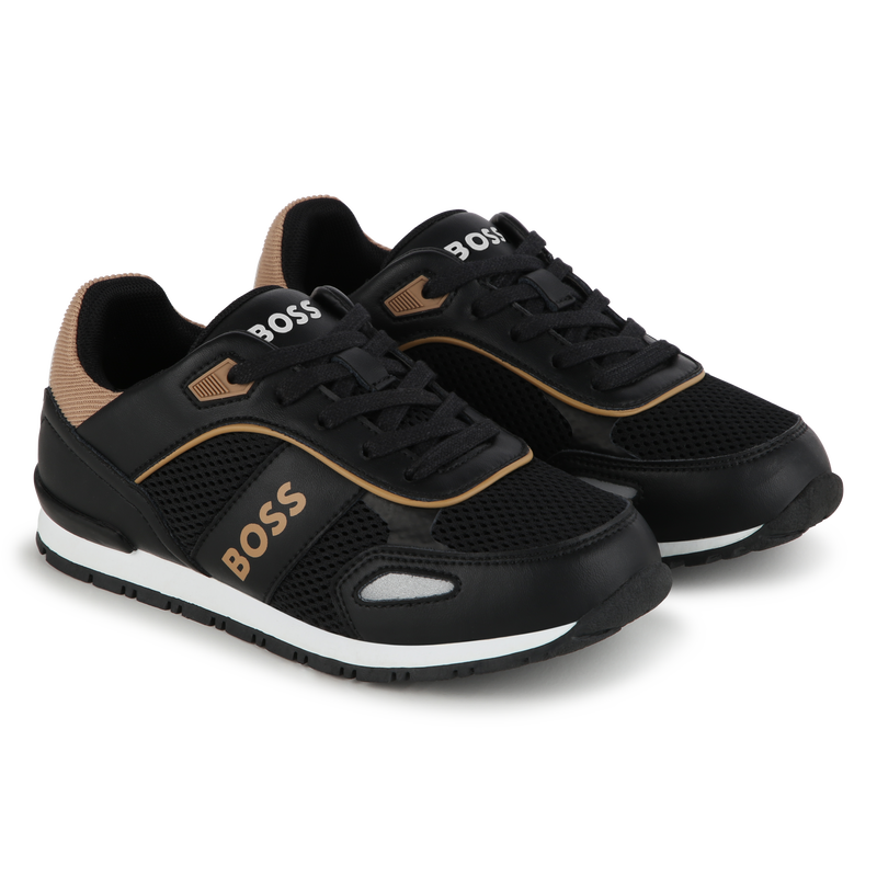 Leder-Sneakers zum Schn&uuml;ren