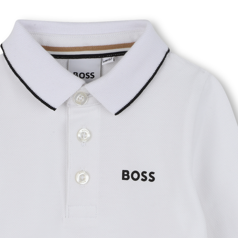 Lang&auml;rmeliges Poloshirt BOSS 
                        JUNGE