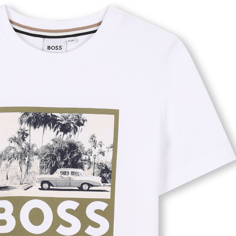 Kurzarmshirt aus Baumwolle BOSS 
                        JUNGE