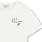 Kurz&auml;rmliges Baumwoll-T-Shirt MICHAEL KORS 
                    M&Auml;DCHEN