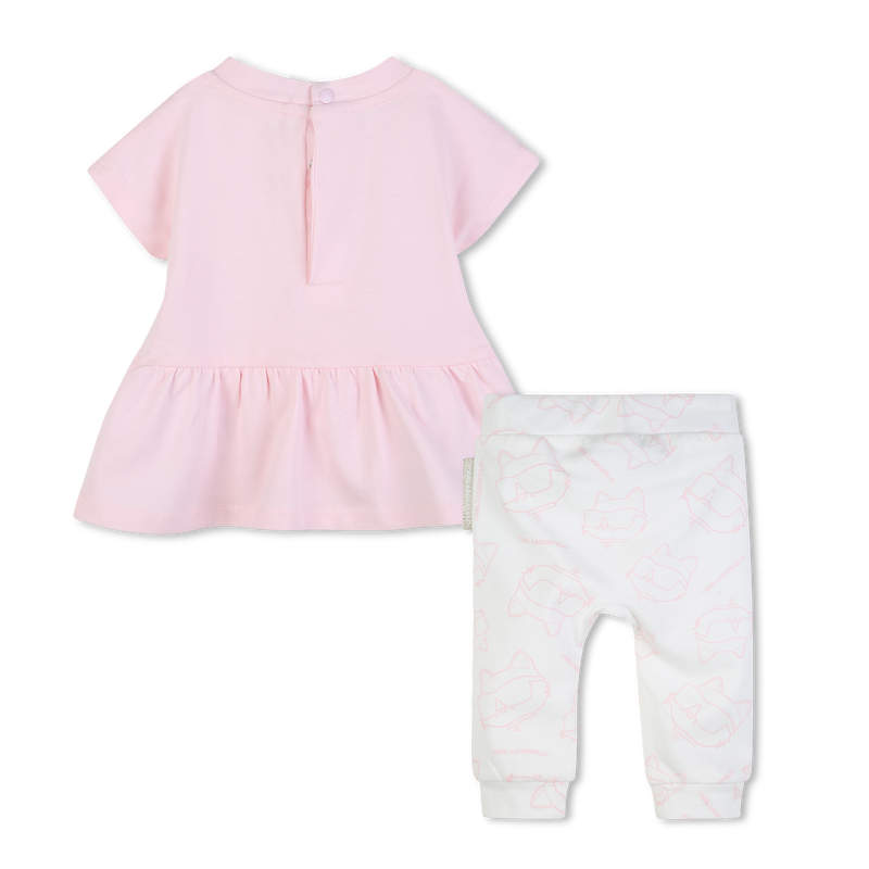 KLEID UND LEGGINGS SET KARL LAGERFELD KIDS 
                        M&Auml;DCHEN