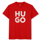 T-Shirt mit kurzen &Auml;rmeln, NEON ROT, hi-res