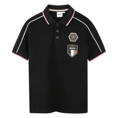 Kurz&auml;rmeliges Poloshirt BOSS JUNGE