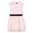 Kleid aus satin KARL LAGERFELD KIDS 
                    M&Auml;DCHEN