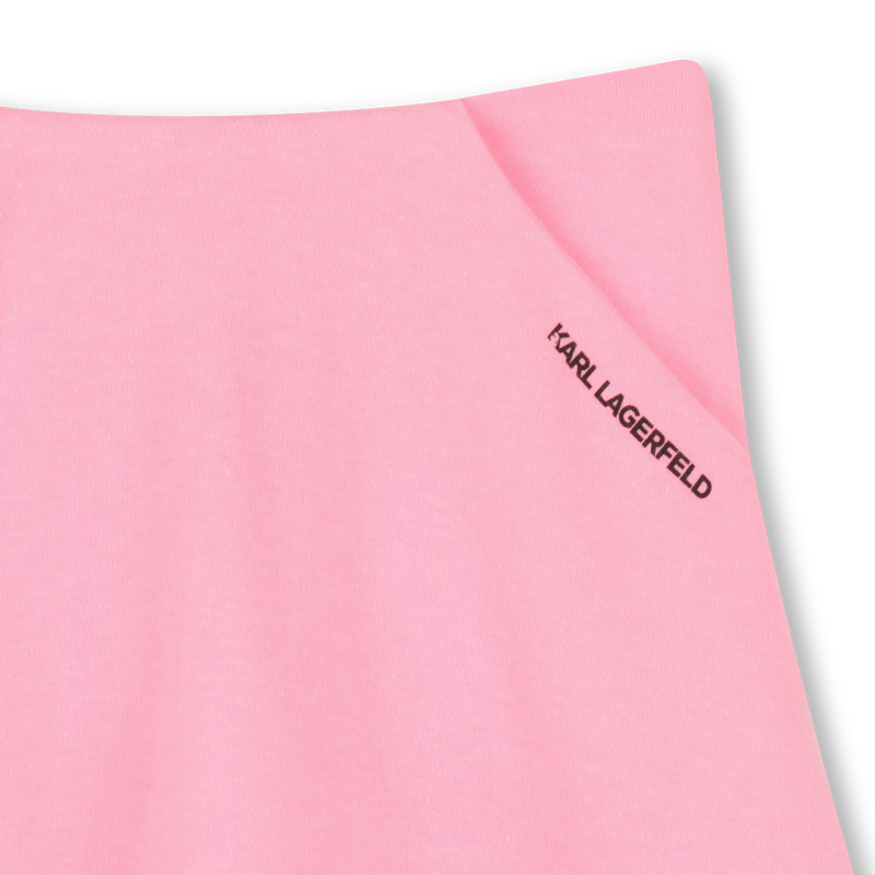 SET AUS T-SHIRT UND ROCK KARL LAGERFELD KIDS 
                        M&Auml;DCHEN