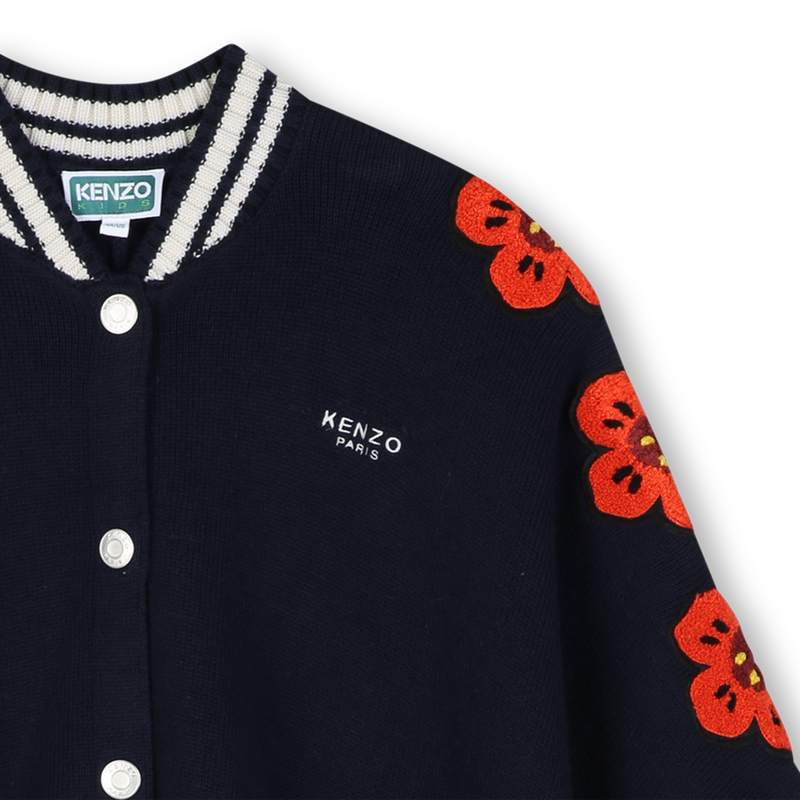 Strickcape KENZO KIDS 
                        M&Auml;DCHEN
