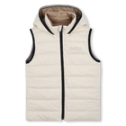 Daunenjacke mit Kapuze in Flann-Optik BOSS 
                    JUNGE