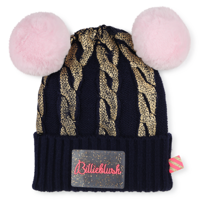 Strickm&uuml;tze mit 2 Bommeln BILLIEBLUSH M&Auml;DCHEN