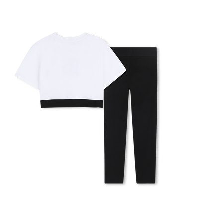 SET AUS T-SHIRT UND LEGGINGS DKNY M&Auml;DCHEN