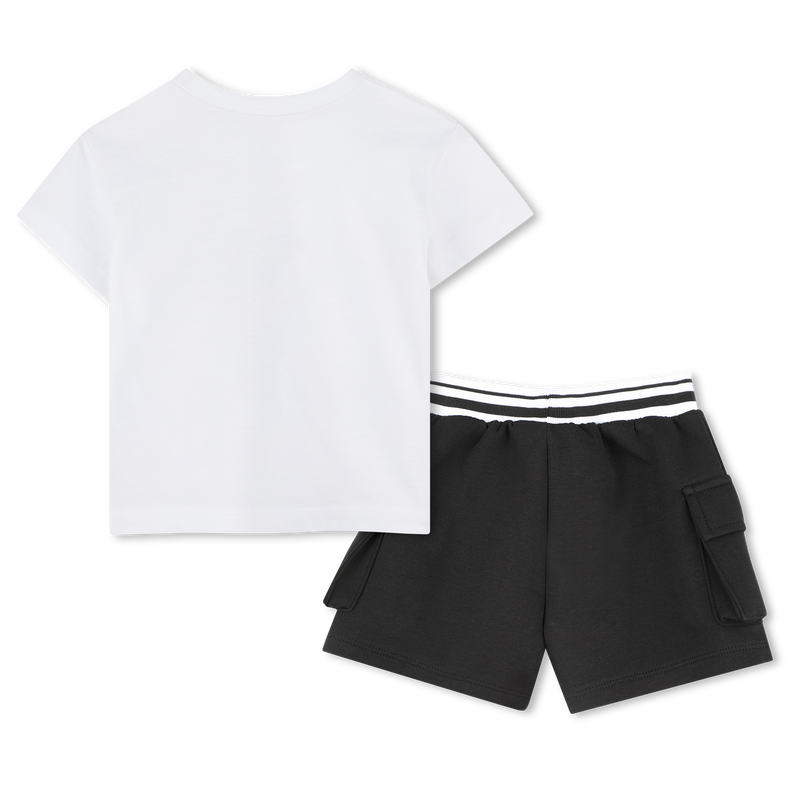 Set aus Shorts und T-Shirt KARL LAGERFELD KIDS 
                        JUNGE