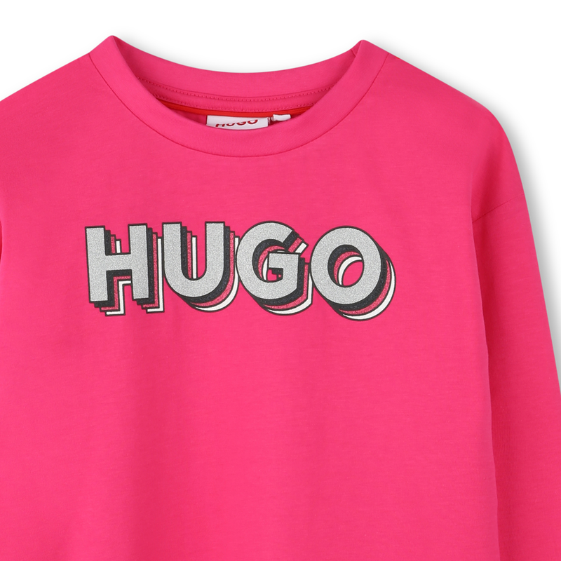 T-Shirt mit Logo-Print HUGO 
                        M&Auml;DCHEN