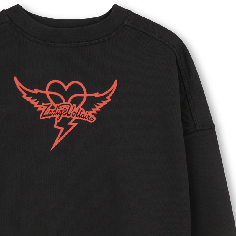 SWEATSHIRT MIT RUNDHALSAUSSCHNITT ZADIG & VOLTAIRE 
                        M&Auml;DCHEN