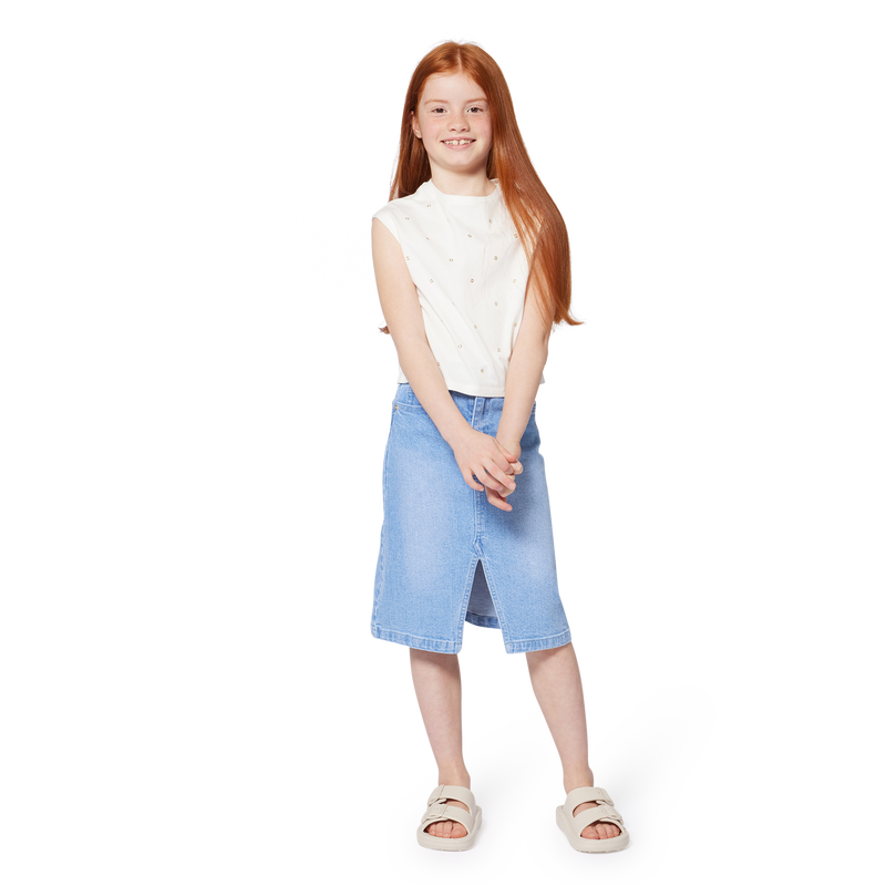 Halblanger Jeansrock MICHAEL KORS 
                        M&Auml;DCHEN