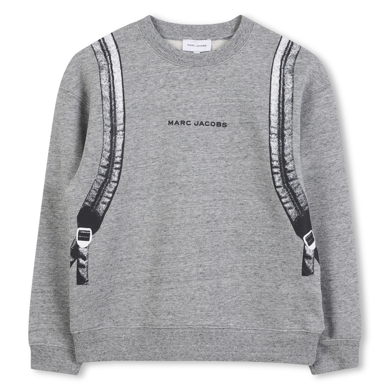 Sweatshirt aus Baumwollfleece MARC JACOBS 
                        JUNGE
