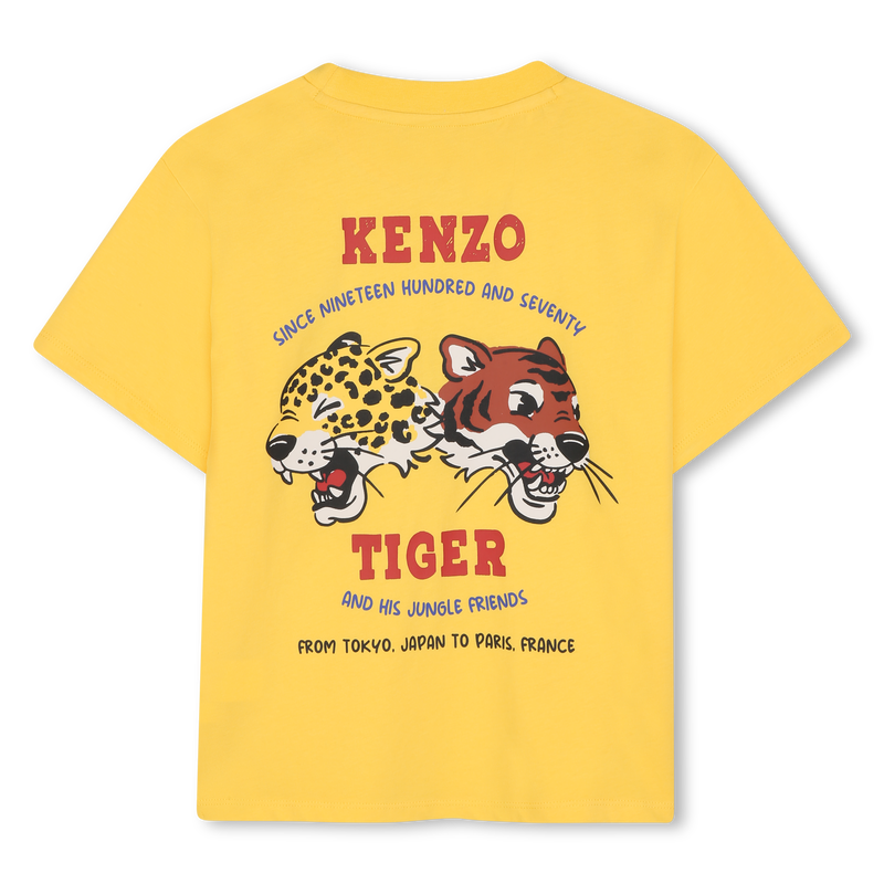 T-Shirt mit kurzen &Auml;rmeln KENZO KIDS 
                        JUNGE
