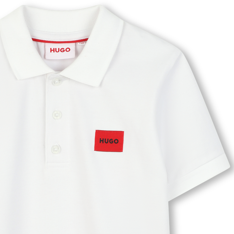 KURZ&Auml;RMELIGES POLOSHIRT HUGO 
                        JUNGE